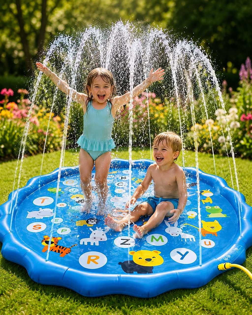 BathBuddi™ Kids Sprinkler Splash Pad – 100CM