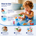 Natural Colorful Bath Bombs for Kids- Pack Of 6