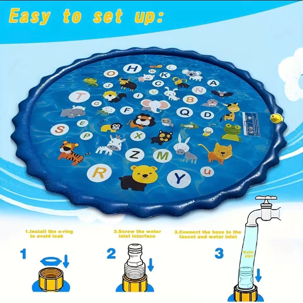 BathBuddi™ Kids Sprinkler Splash Pad – 100CM