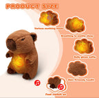 Breathing Capybara™ – Calming Plush Toy with Soft Light & Gentle Music